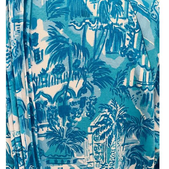 Lilly Pulitzer Blue White Embroidered Shift Dress Large - Picture 8 of 8